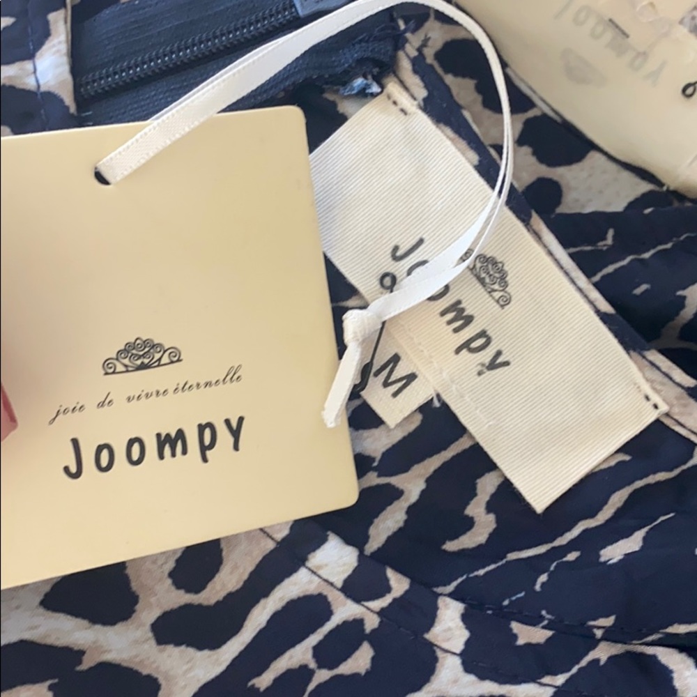 Trendy Cheetah Print/Navy blouse/ back cutouts - Picture 3 of 5